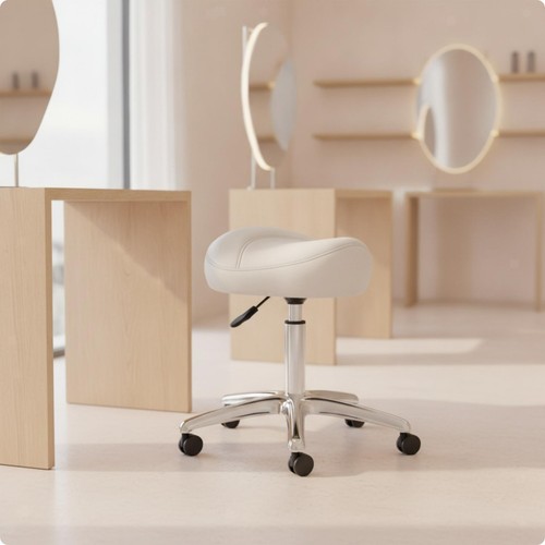 Sgabello sella con - a, ruote